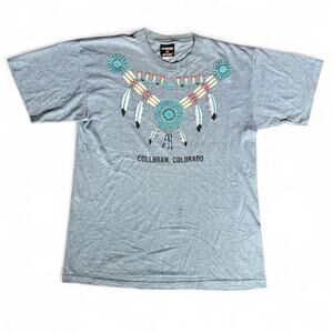 Vintage VTG 90’s Native Colorado Single Stitch Graphic T-Shirt